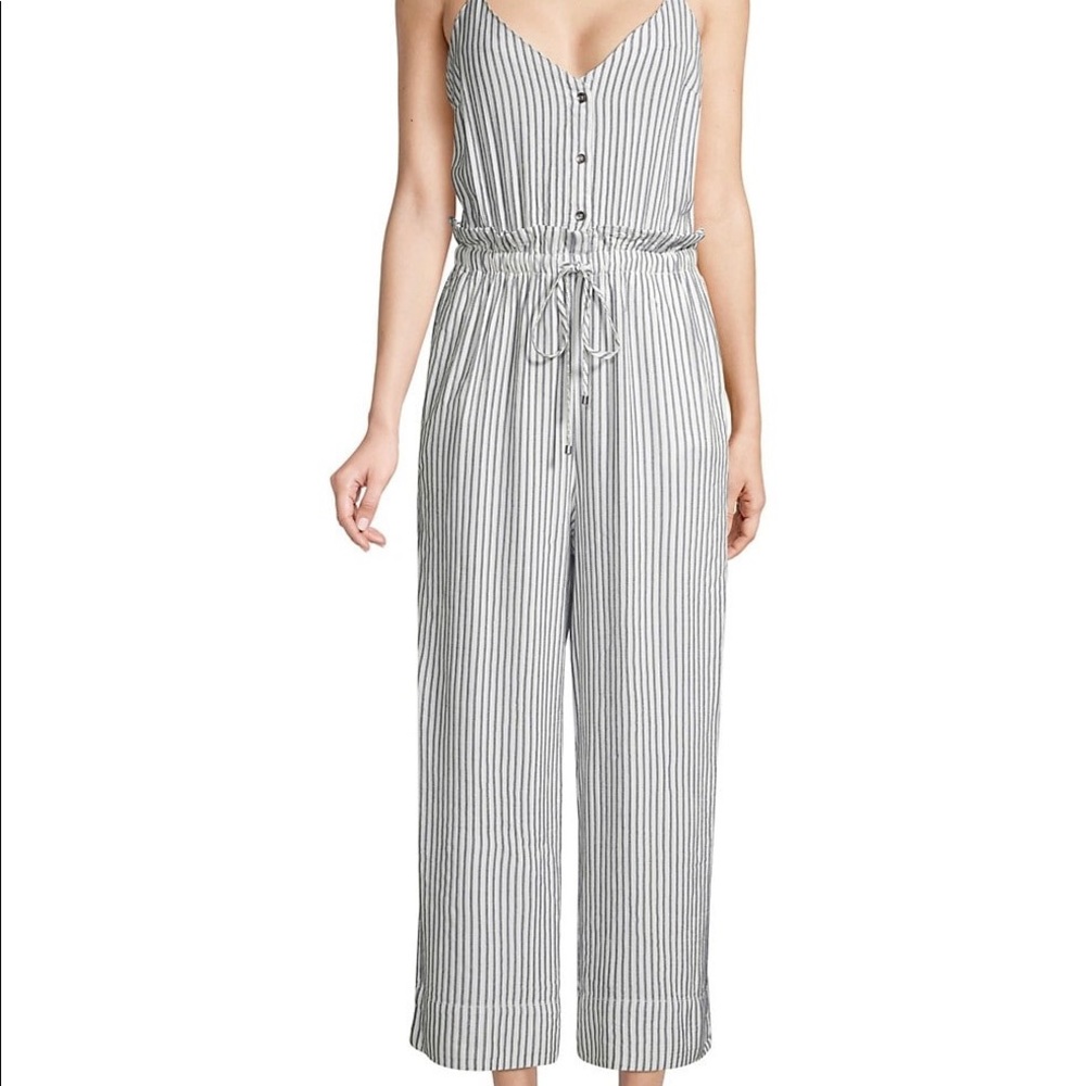 Splendid paperbag waist jumpsuit